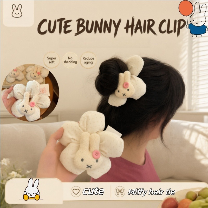 Good Floral & Wedding Decor Supply Photos - Cute Miffy Rabbit Scrunchie, Sweet Floral
