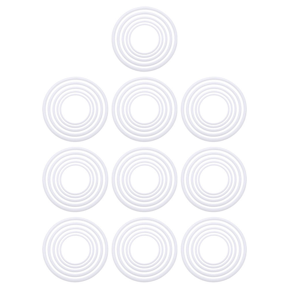 60Pcs Dream Catcher Rings Whit - đánh giá và giá Wedding Supply Decor