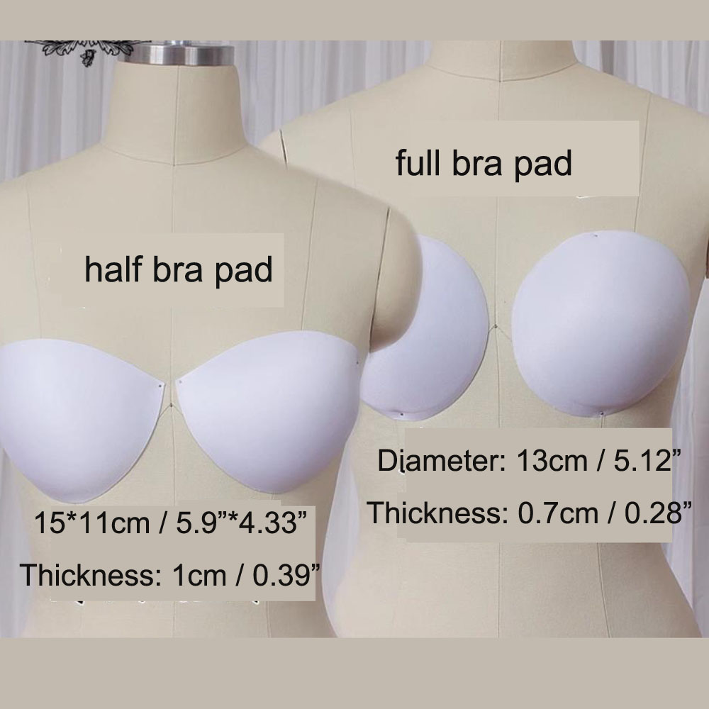 2Pairs Soft Sponge Foam Bra Pa - đánh giá và giá Wedding Lulu