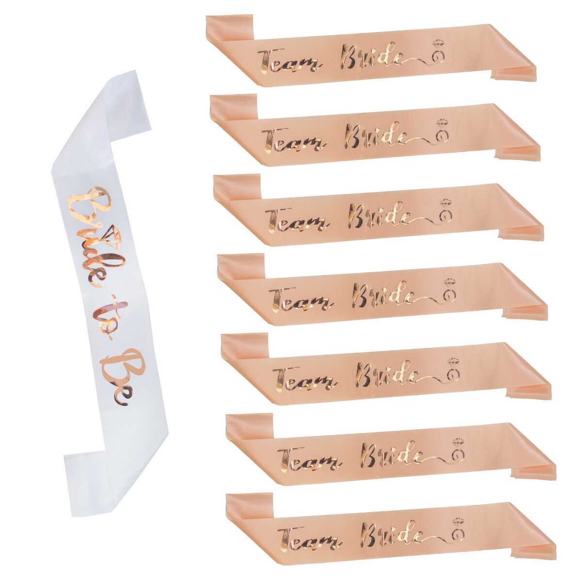 Champagne/Rose Gold Bride To B - đánh giá và giá Bride Tribe Sash