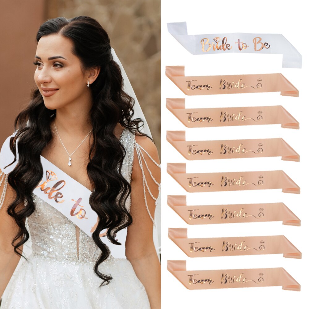 Champagne/Rose Gold Bride To B - đánh giá và giá Bride Tribe Sash
