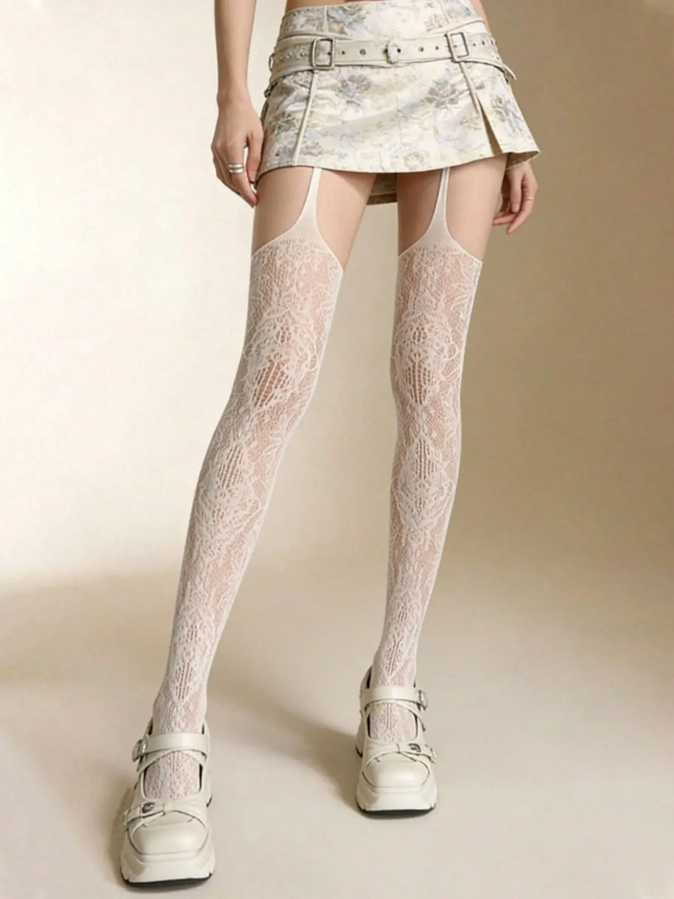 3 Pairs Floral Strappy Fishnet - đánh giá và giá Good Floral & Wedding Decor Supply Photos