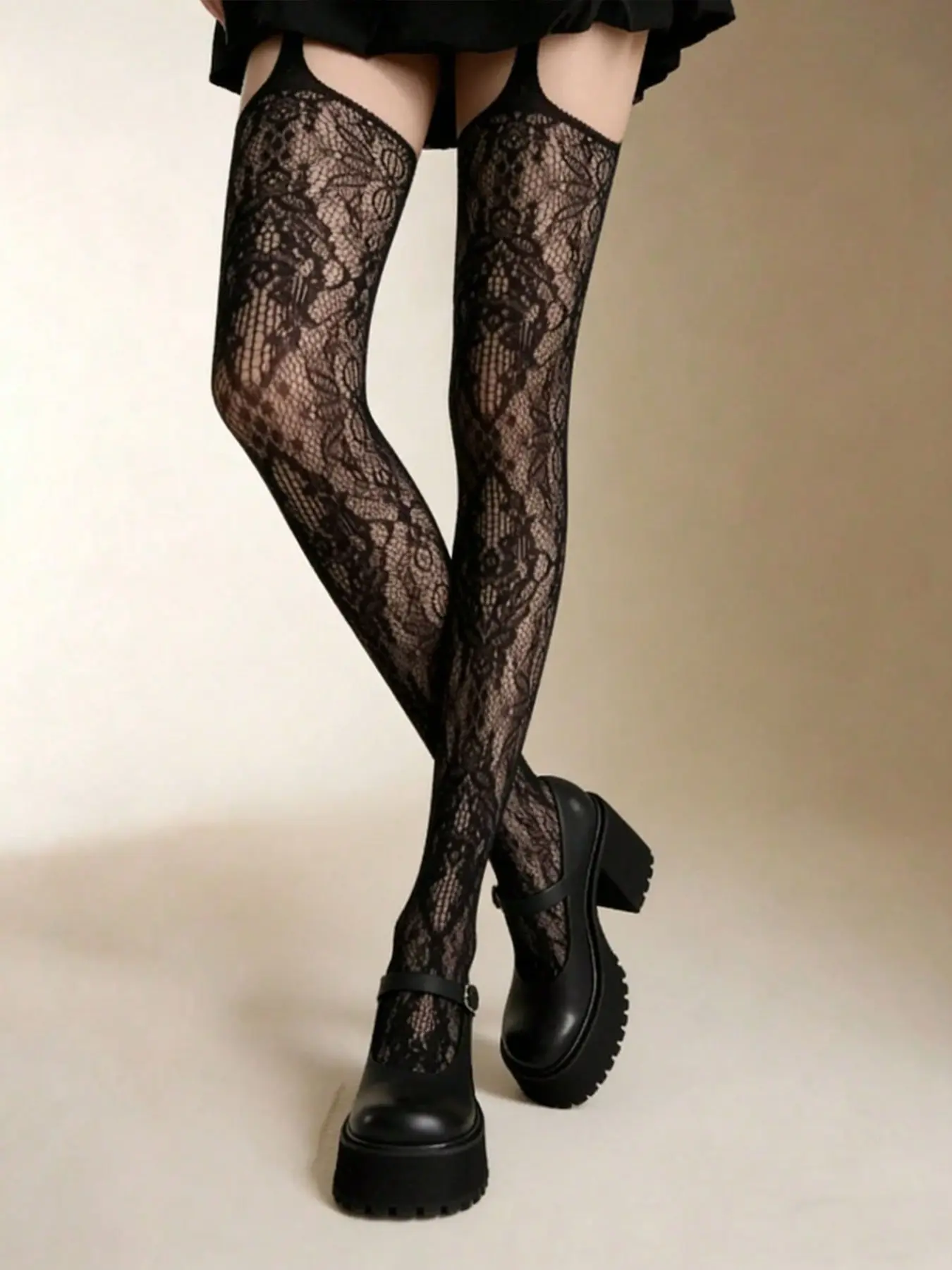 3 Pairs Floral Strappy Fishnet - đánh giá và giá Good Floral & Wedding Decor Supply Photos